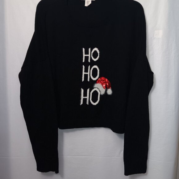 IF IT WERE ME LONG SLEEVE HO HO HO CHRISTMAS SWEATER - Picture 15 of 15